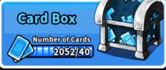 MAX NUMBER OF Card Box
