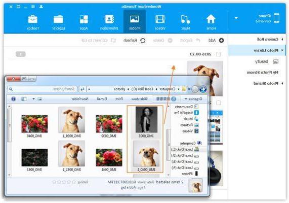 Copiar fotos entre Samsung y PC / Mac -