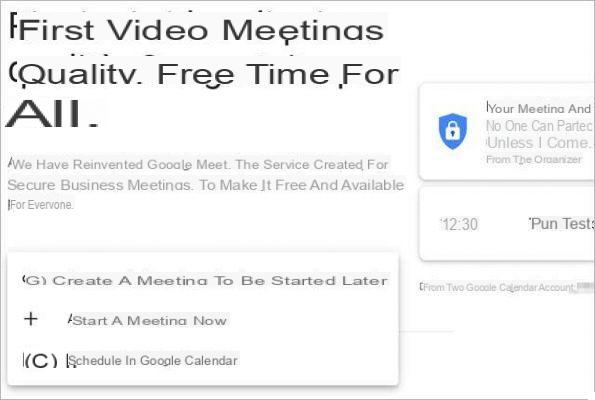 Google Meet: novità per la creazione delle riunioni