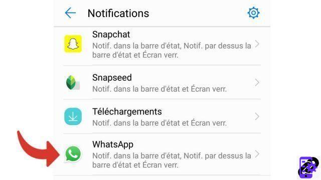 Como eu desativo as notificações do WhatsApp?