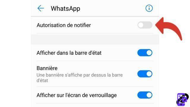 Como eu desativo as notificações do WhatsApp?