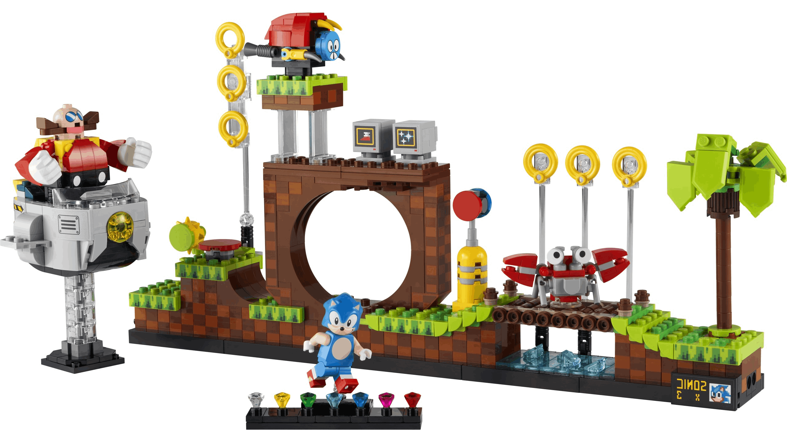 LEGO SONIC THE HEDGEHOD GREEN HILL ZONE AVAILABLE: THE IDEA SET HAS ARRIVED