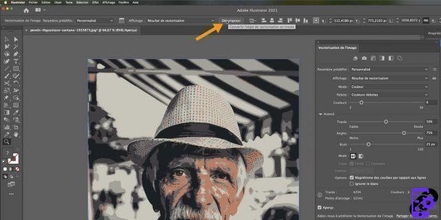 How to vectorize an image with Illustrator?