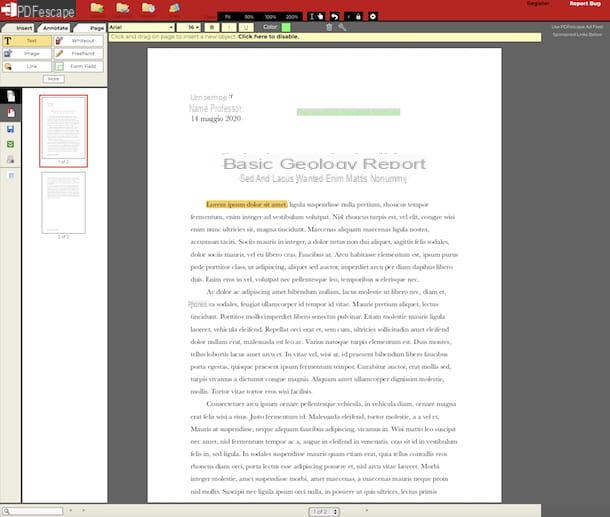 Comment écrire sur PDF