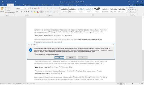 Come trasformare un PDF in Word