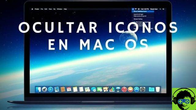 How to hide icons and folders on a Mac OS desktop - Very easy