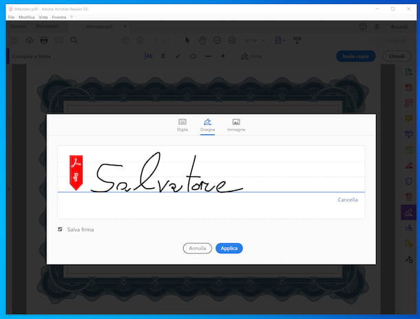 Comment insérer une signature d'image dans un PDF