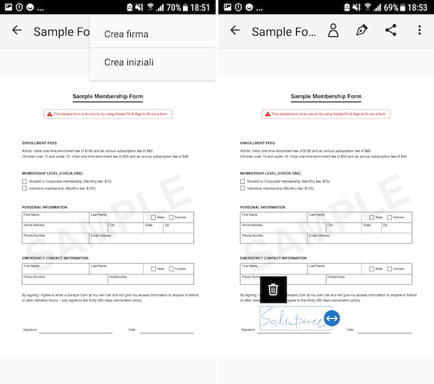 How to insert image signature in PDF