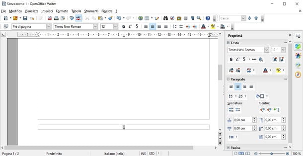 Comment numéroter des pages avec Open Office