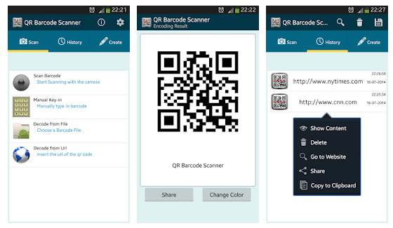 Les meilleurs lecteurs pour scanner les codes QR sur Android