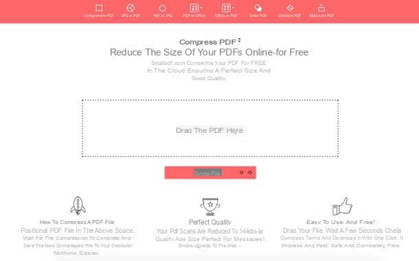 Come ridurre dimensioni file PDF