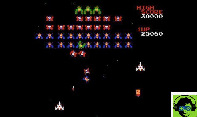 Galaga NES cheats and codes