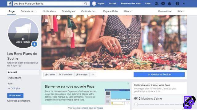 How to create a page on Facebook?