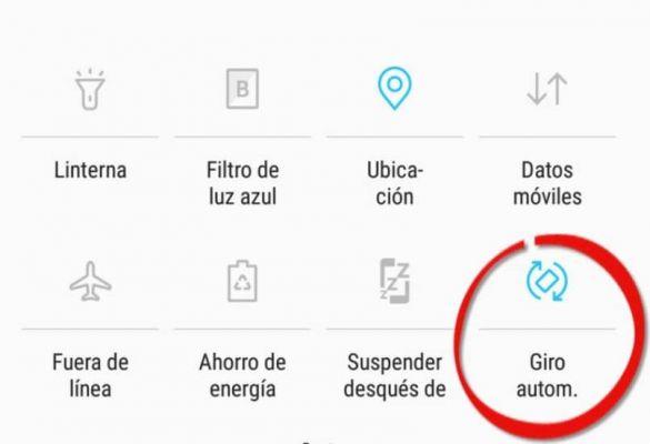 ¿Cómo girar la pantalla en mi móvil Android si no aparece la opción de girar?