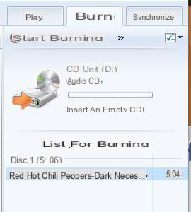 Gravez des CD ou des DVD avec Windows Media Player