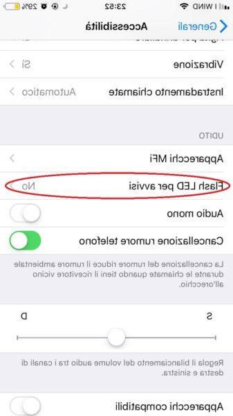 Come mettere flash su iPhone quando chiamano
