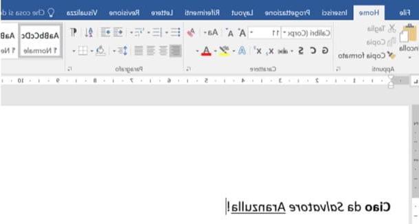 How to write in Word