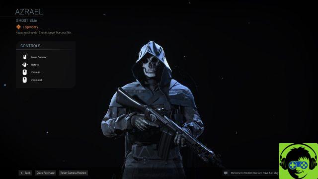 Modern Warfare - How to get the Ghost Azrael (Grim Reaper) Operator Skin