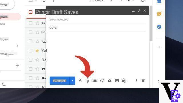 How do I send an attachment in an email on Gmail?