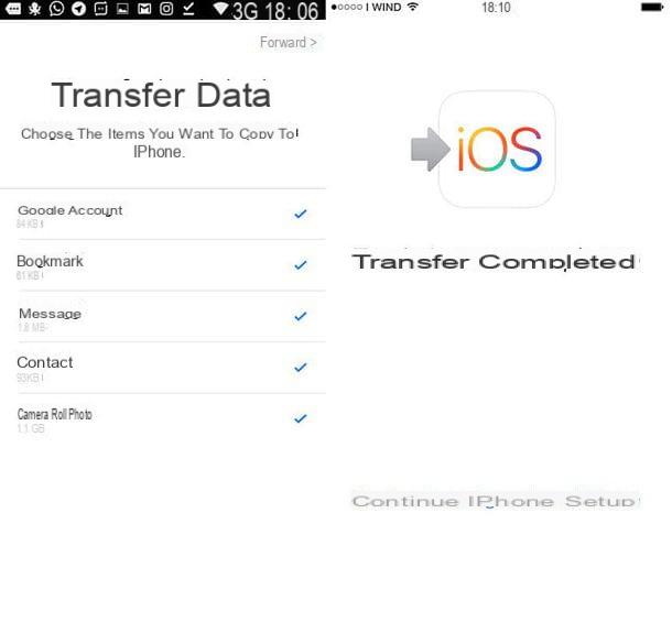 Como transferir fotos do Android para o iPhone