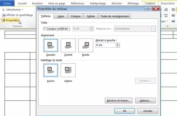 Word tables: create, modify, enlarge, delete ...