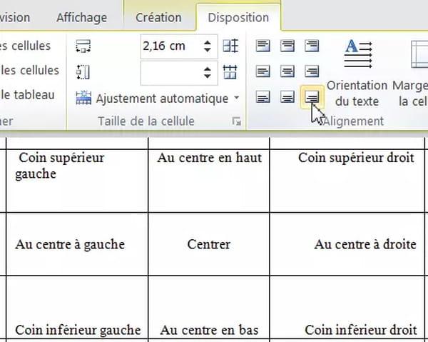 Word tables: create, modify, enlarge, delete ...