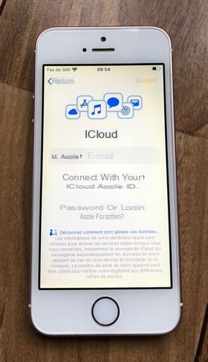 Restore iPhone from iCloud Backup