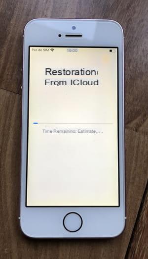 Restore iPhone from iCloud Backup