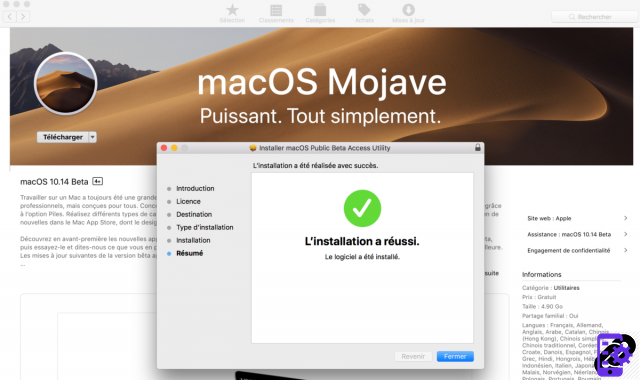 How do I install macOS Mojave beta?