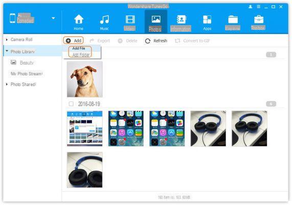 Como transferir fotos do PC para o iPhone ou iPad -