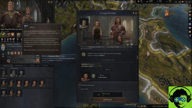 Crusader Kings 3 - Cómo formar alianzas