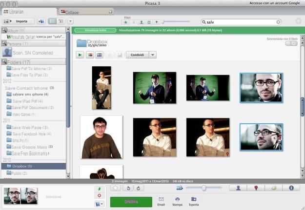 How to tile two photos with Picasa
