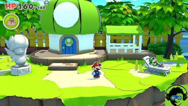 Paper Mario: The Origami King - Como encontrar Diamond Island | Passo a passo do Grande Mar