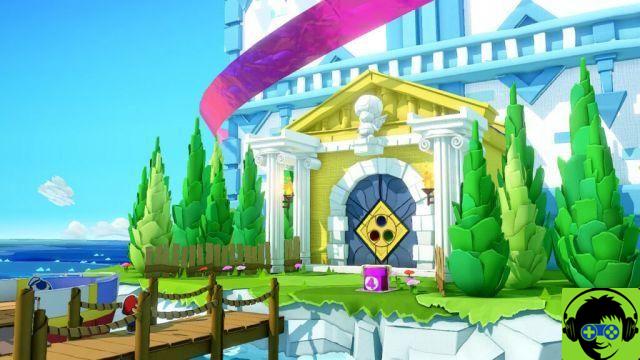 Paper Mario: The Origami King - Como encontrar Diamond Island | Passo a passo do Grande Mar