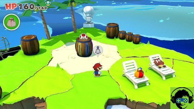 Paper Mario: The Origami King - How To Find Diamond Island | Great Sea Walkthrough