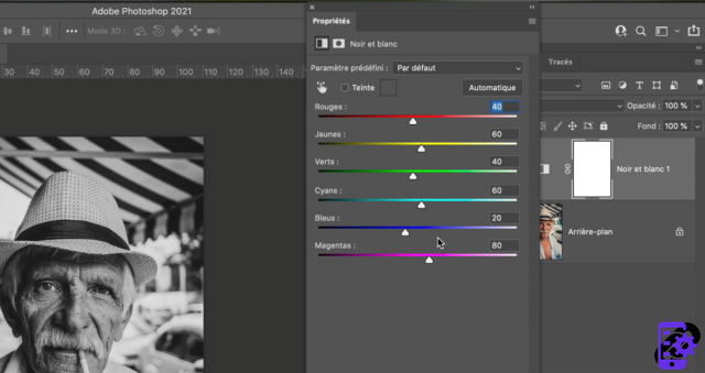 How to change your photo to black and white in Photoshop?