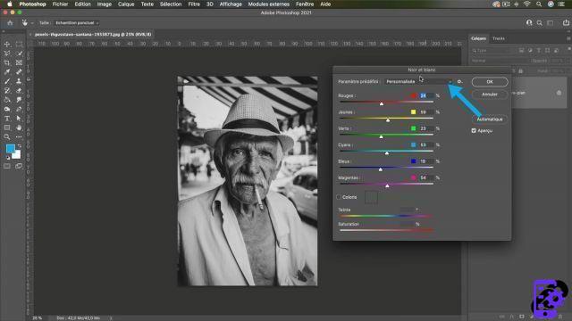 How to change your photo to black and white in Photoshop?