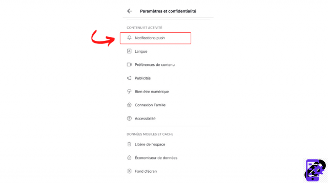 Como habilitar e desabilitar notificações no TikTok?