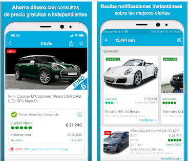 Migliori applicazioni per l'acquisto di auto