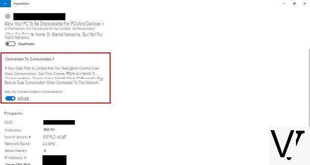 Limitare l’utilizzo del tethering in Windows 10