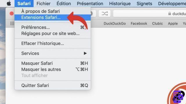 Como instalar uma extensão no Safari?