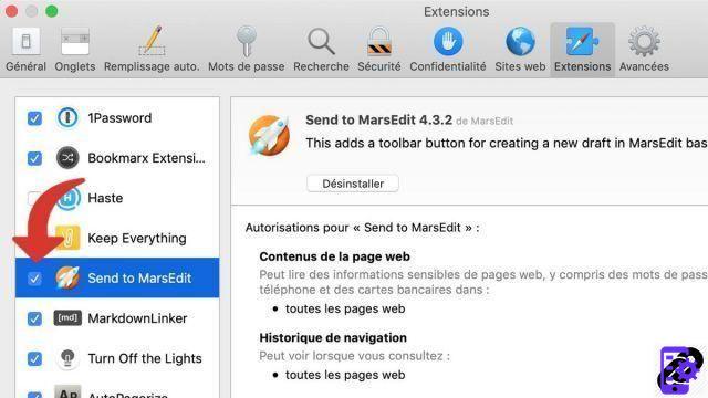 How to install an extension on Safari?