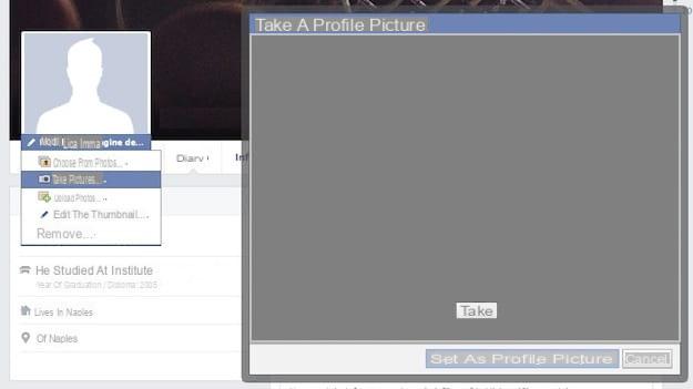 How to take pictures on Facebook