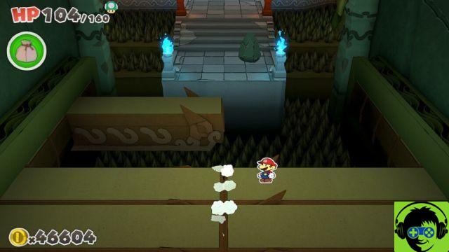 Paper Mario: The King of Origami - Cut the Purple Streamer | Passo a passo da torre do mar