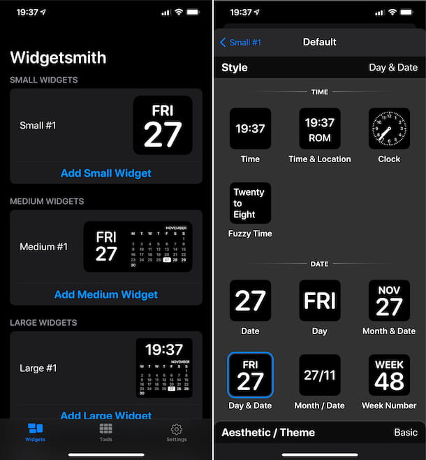 How to add widgets