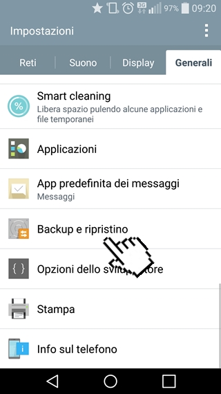 Cómo hacer una copia de seguridad de los datos en LG G2 - guía