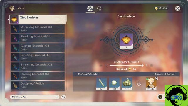 Genshin Impact - Come realizzare lanterne Xiao