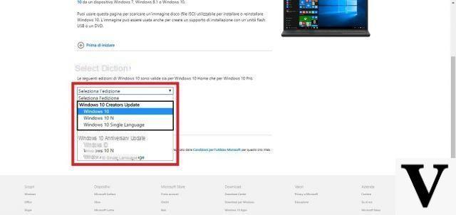 Scaricare ISO Windows 10 Creators Update