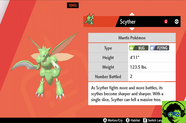 Come ottenere Scyther (e Scizor) nell'Isola di Armatura