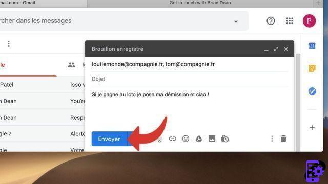 Como cancelar o envio de um e-mail para o Gmail?